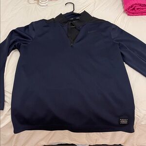Nike Golf Dark Blue Quarter-Zip Pullover